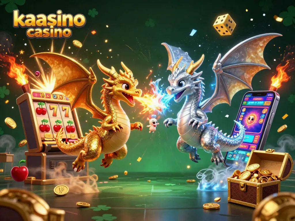 Experience the excitement of kaasino casino with twin dragons and overflowing jackpots.
