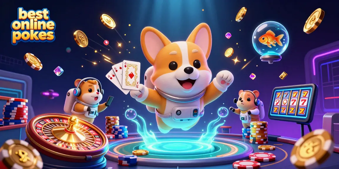 Experience the best online pokies action with vibrant characters, golden coins, and exciting gaming elements.
